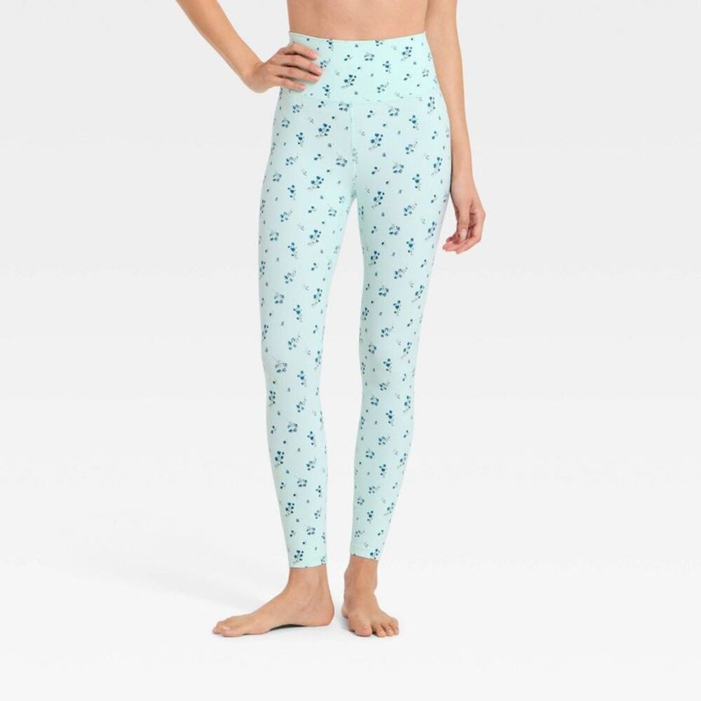 All In Motion - Women's Everyday Soft Ultra High-Rise 7/8 Leggings Mint Green